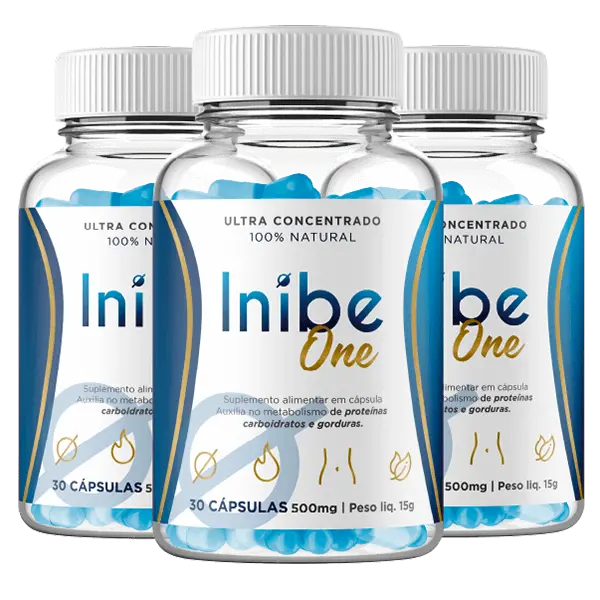 Inibe One 3 potes kit mais vendido